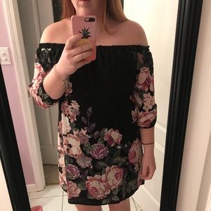 Off the shoulder dress